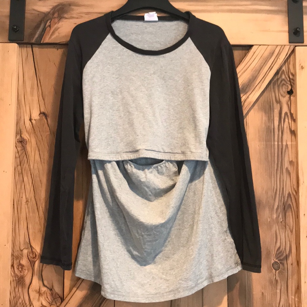 Boob Design Organic Bwarmer Nursing Sweatshirt L